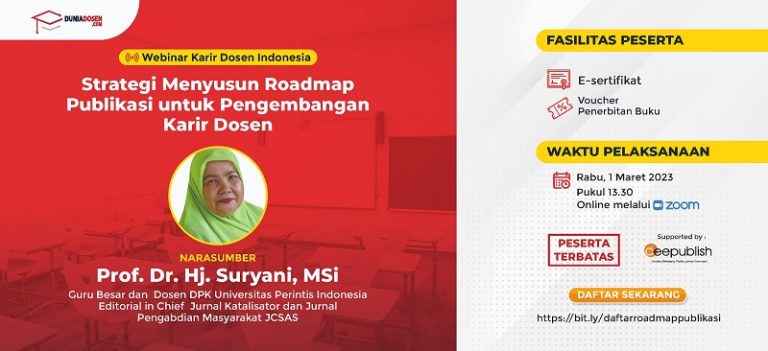 Strategi Menyusun Roadmap Publikasi Untuk Karir Dosen