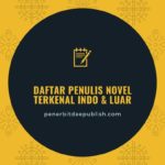 daftar penulis novel terkenal indonesia