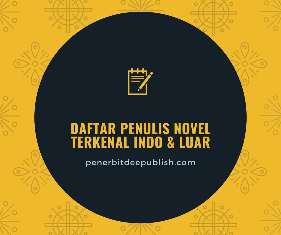daftar penulis novel terkenal indonesia