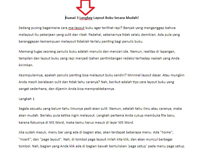 cara cek kesalahan typo