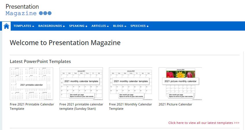 presentation magazine