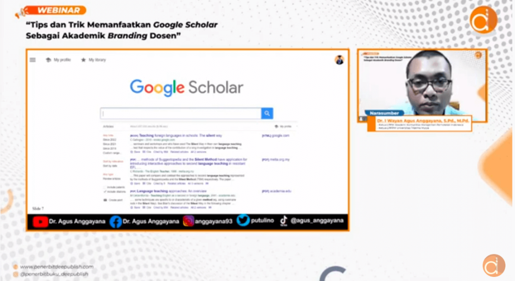 Tips dan Trik Memanfaatkan Google Scholar Sebagai Akademik Branding Dosen (1)