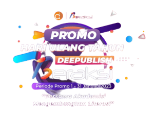 Promo HUT Deepublish 2023 - Penerbit Deepublish