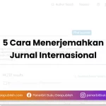 Cara Menerjemahkan Jurnal Internasional