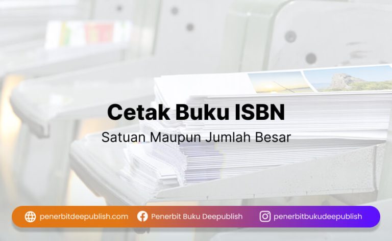 Cetak Buku ISBN Satuan Maupun Jumlah Besar