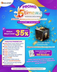 promo hut deepublish ke 15 tahun 2024 feed