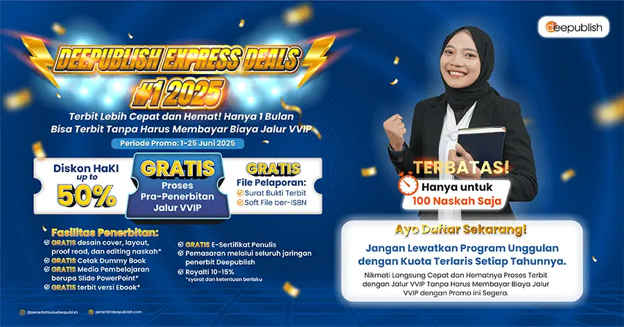 promo percepatan terbit deepublish express deals web
