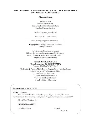 halaman hak cipta buku