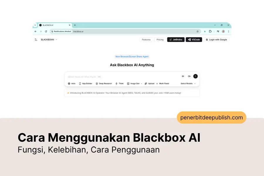 Cara Menggunakan Blackbox AI