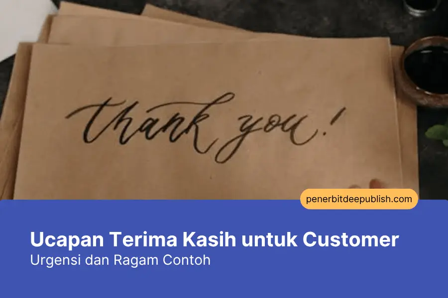 Ucapan Terima Kasih untuk Customer