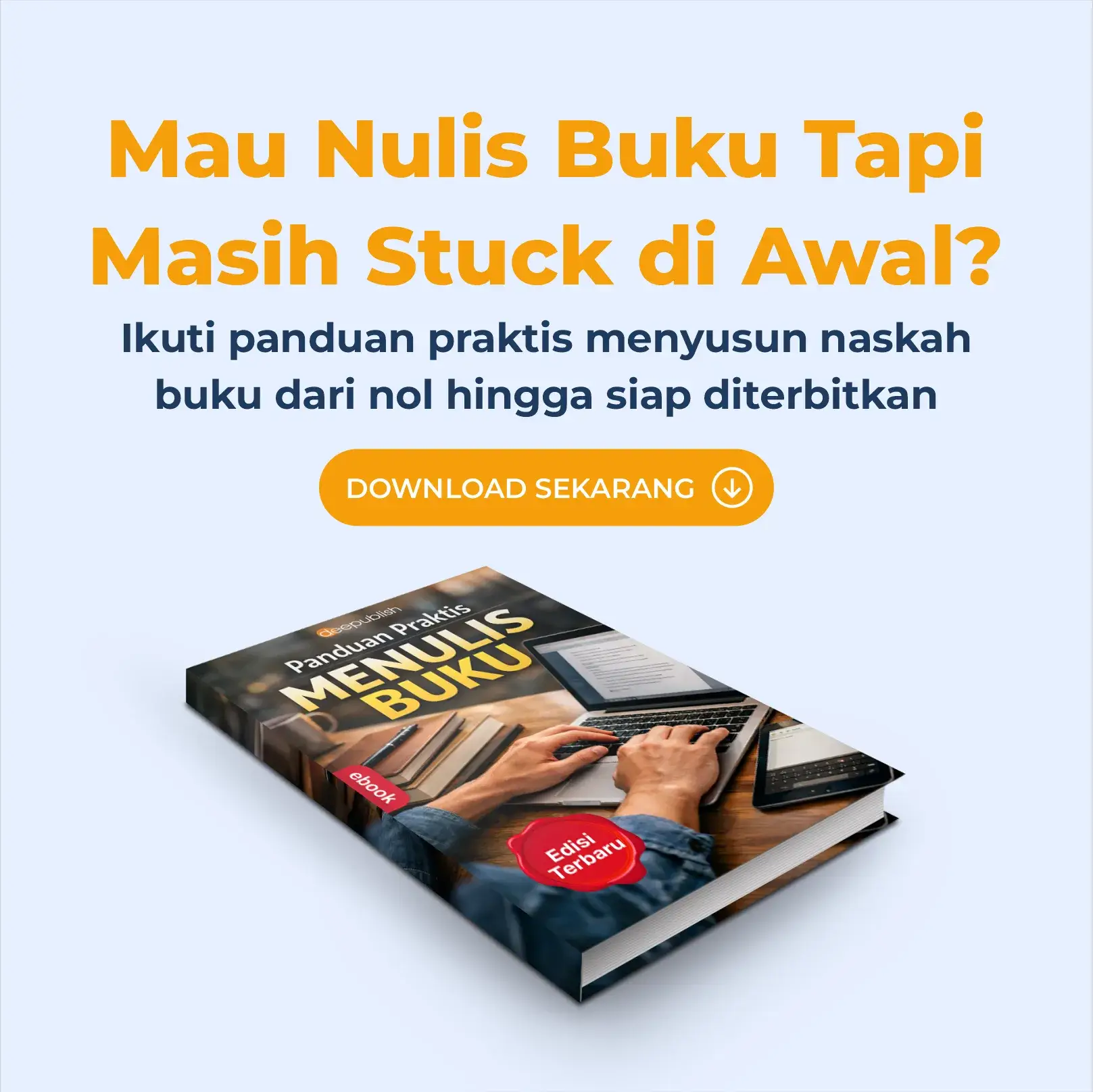Pop up ebook praktis menulis buku terbaru