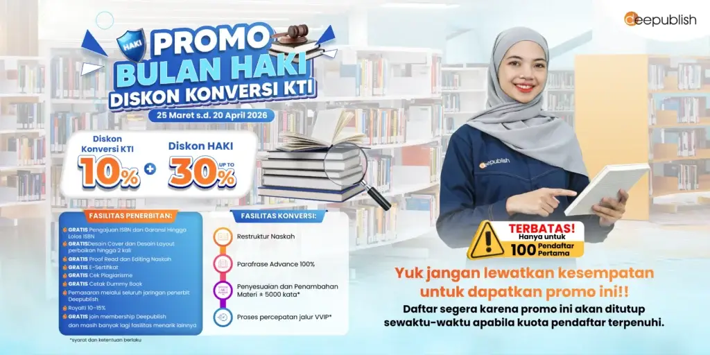 Penerbit Promo Bulan HAKI 2026 Konversi KTI Banner