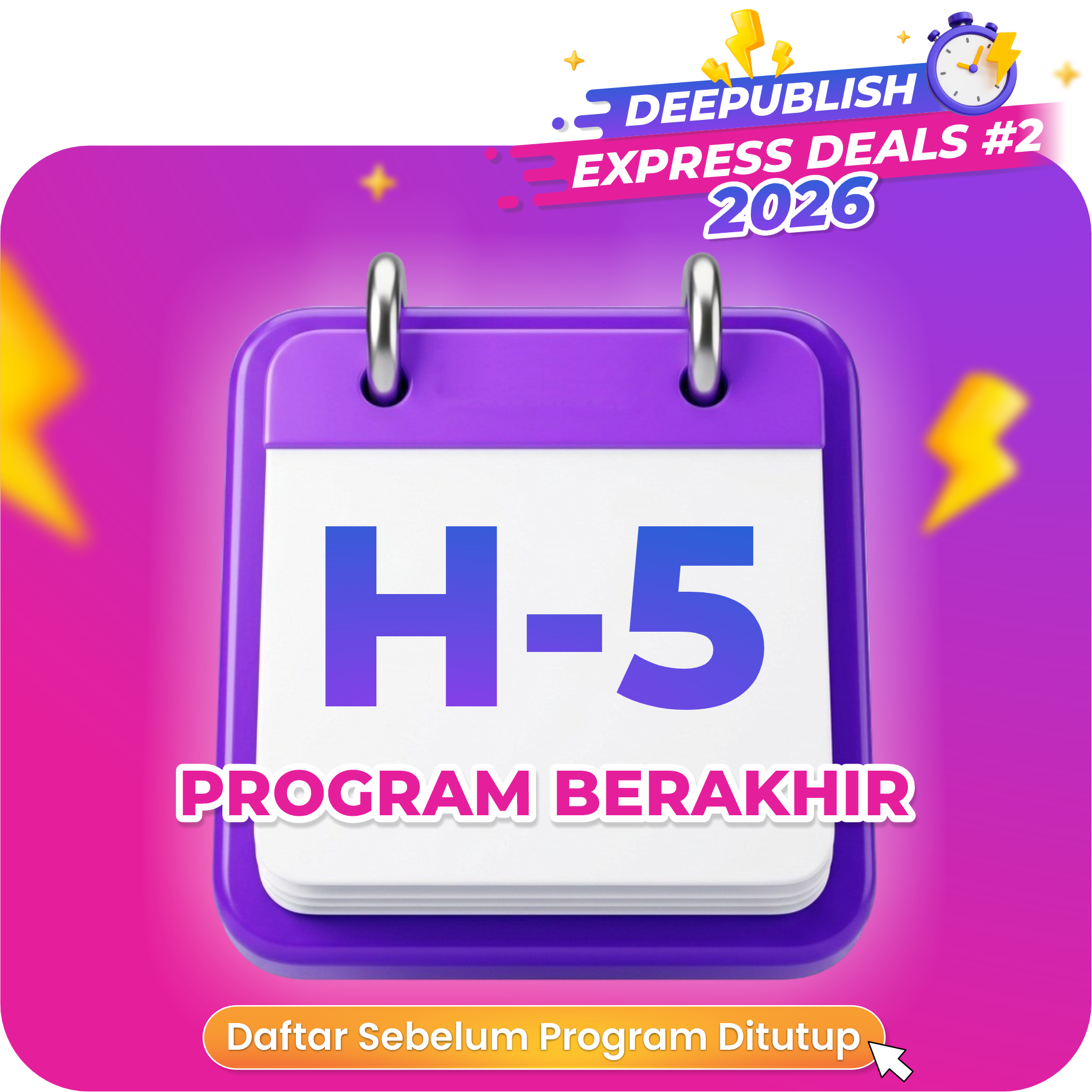 Penerbit SEO POP UP promo ded 2