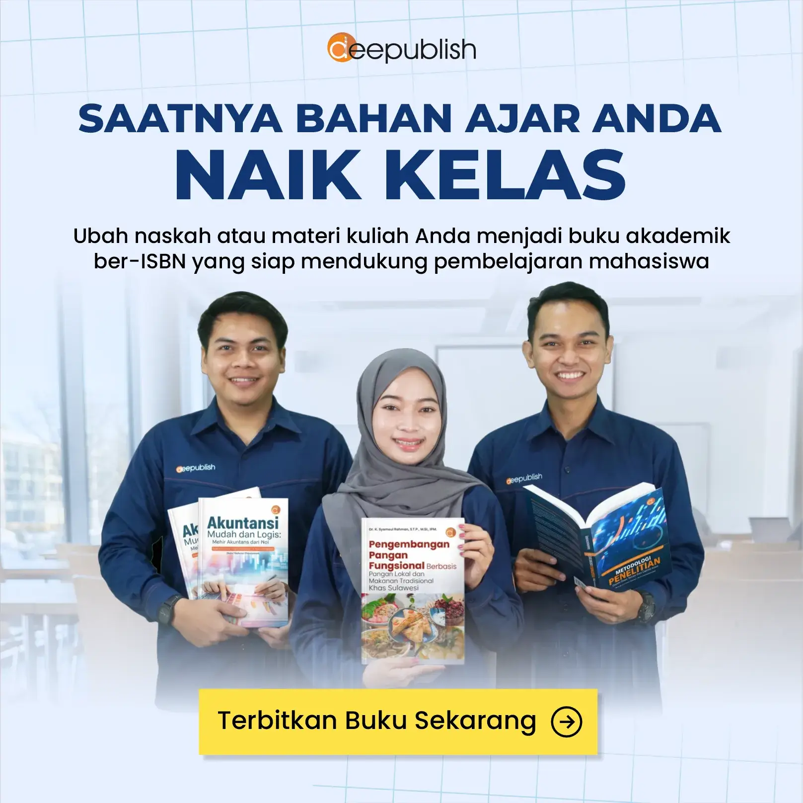 Penerbit Web Banner Terbit Buku Naik Kelas pop up