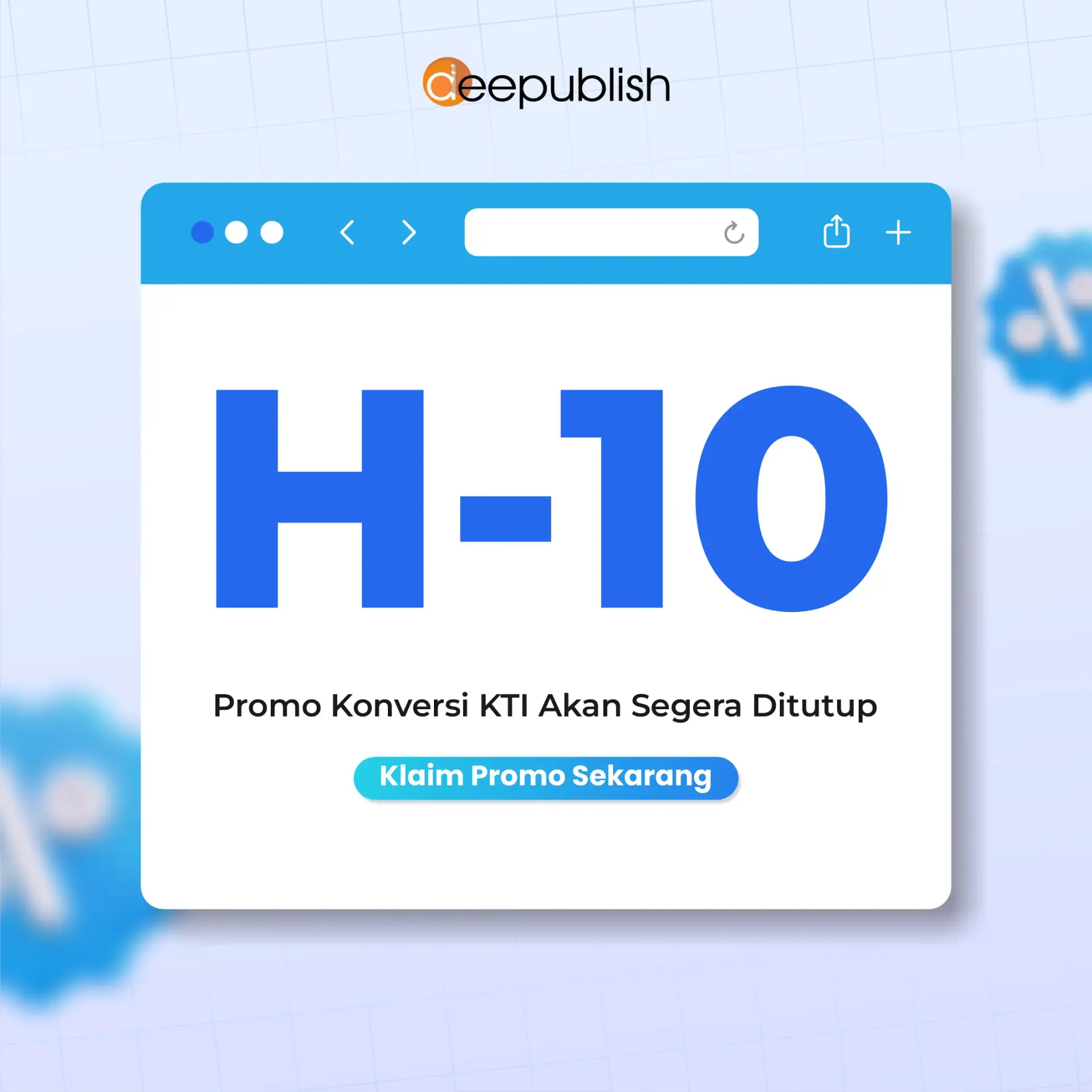 Promo konversi KTI h-10