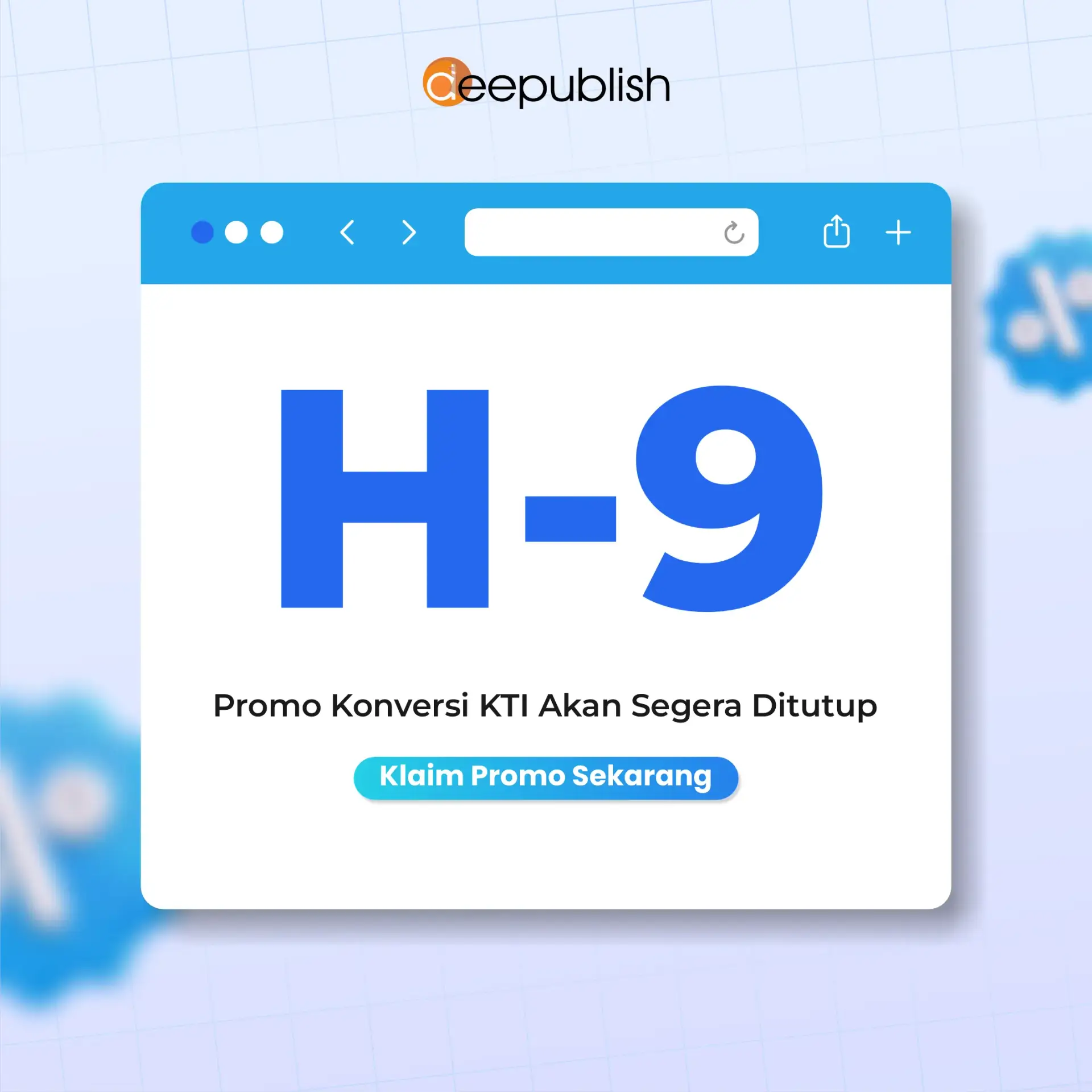 Promo konversi KTI h-9
