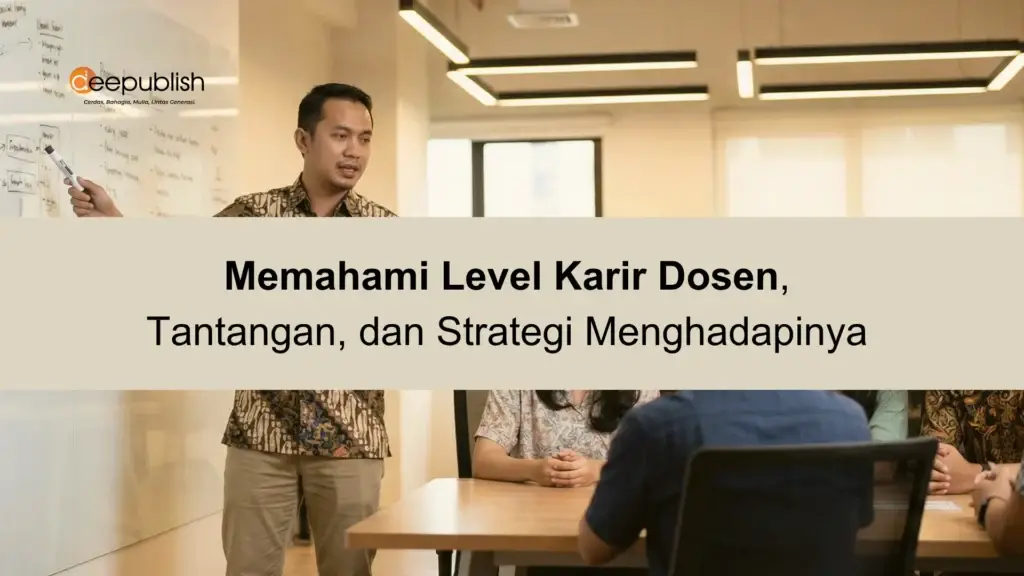 Memahami Level Karir Dosen, Tantangan, dan Strategi Menghadapinya