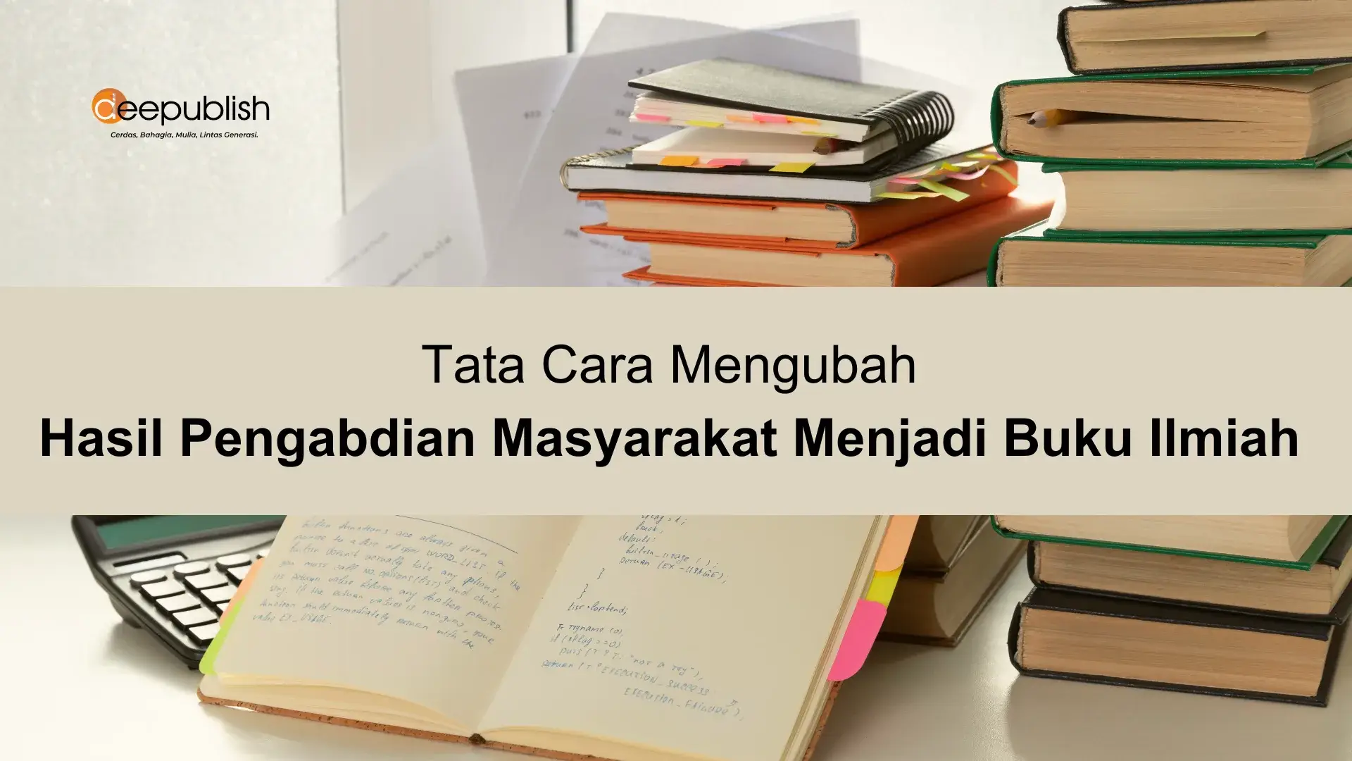 Tata Cara Mengubah Hasil Pengabdian Masyarakat Menjadi Buku Ilmiah 