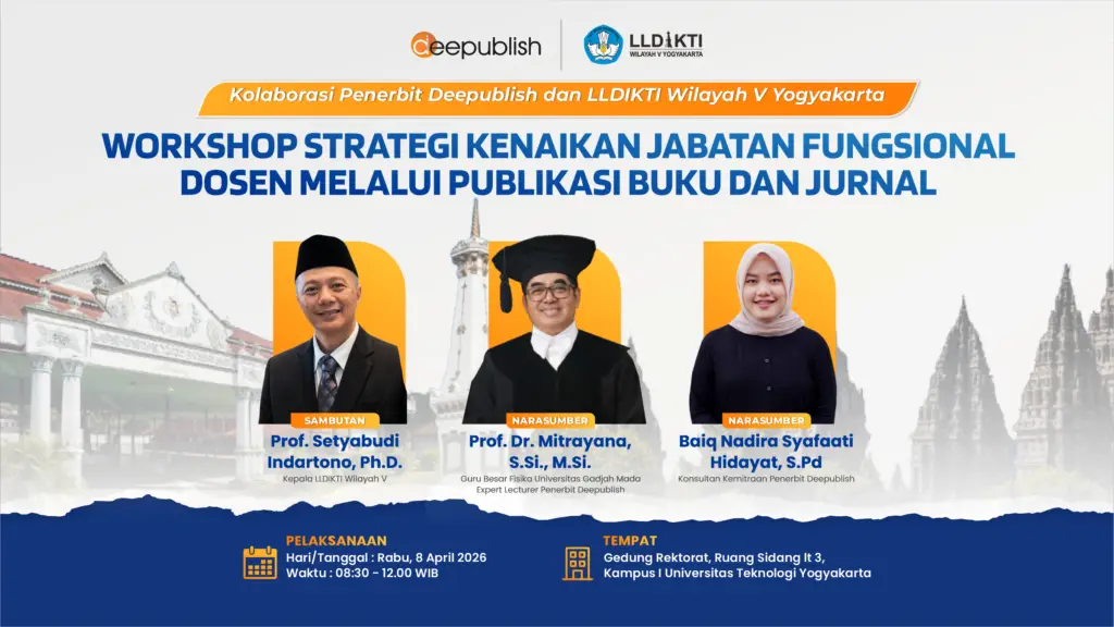 Workshop Strategi Kenaikan Jabatan Fungsional Dosen Melalui Publikasi Buku dan Jurnal