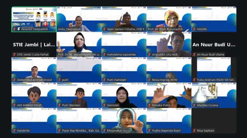 Kolaborasi Penerbit Deepublish, Universitas Sangga Buana, dan FK-DKISIP Dorong Peningkatan Kualitas Riset dan Publikasi Ilmiah Berdampak