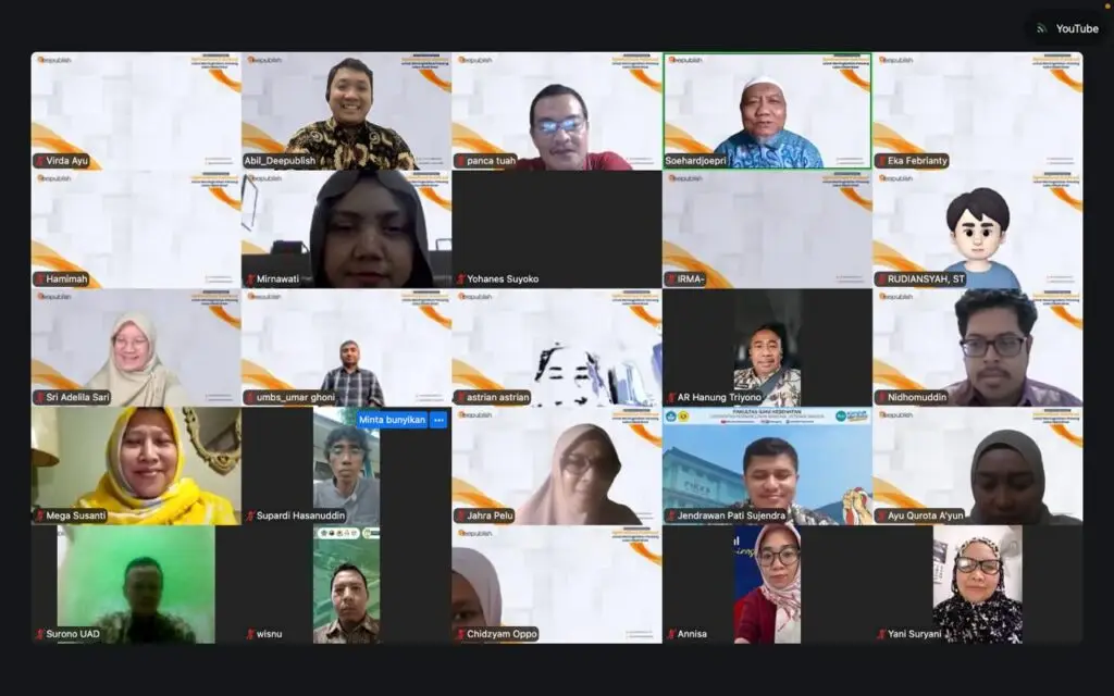 Penerbit Deepublish Dorong Peningkatan Kualitas Publikasi Dosen melalui Webinar Hibah Riset
