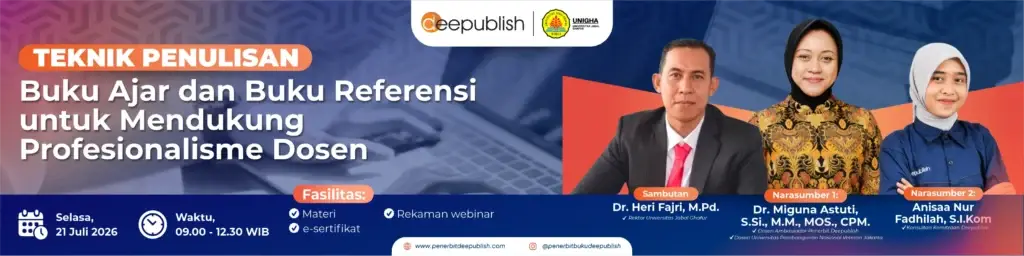 Webinar Teknik Penulisan Buku Ajar dan Buku Referensi form