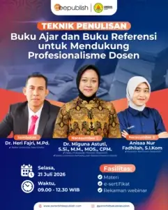 Webinar Teknik Penulisan Buku Ajar dan Buku Referensi portrait
