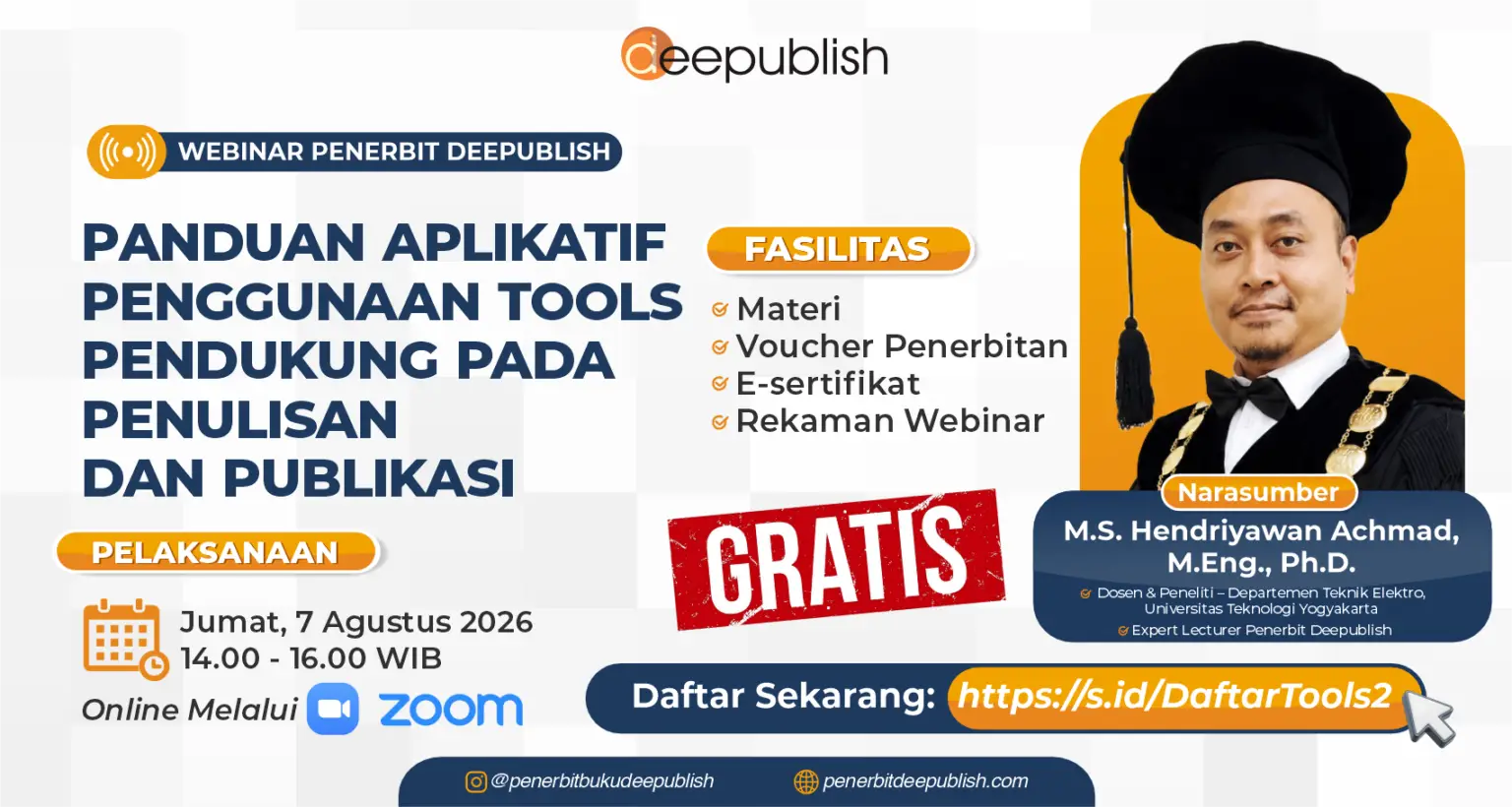 banner baru Webinar Panduan Aplikatif Penggunaan Tools