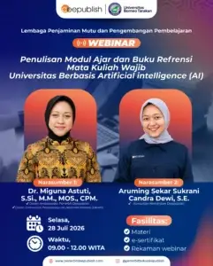 flyer Penulisan Modul Ajar dan referensi