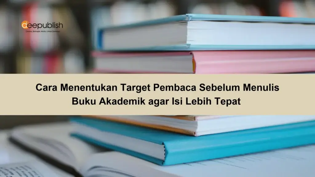 Cara Menentukan Target Pembaca Sebelum Menulis Buku Akademik agar Isi Lebih Tepat